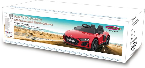 Coche Infantil Audi R8 Spyder V10 Performance Quattro Negro